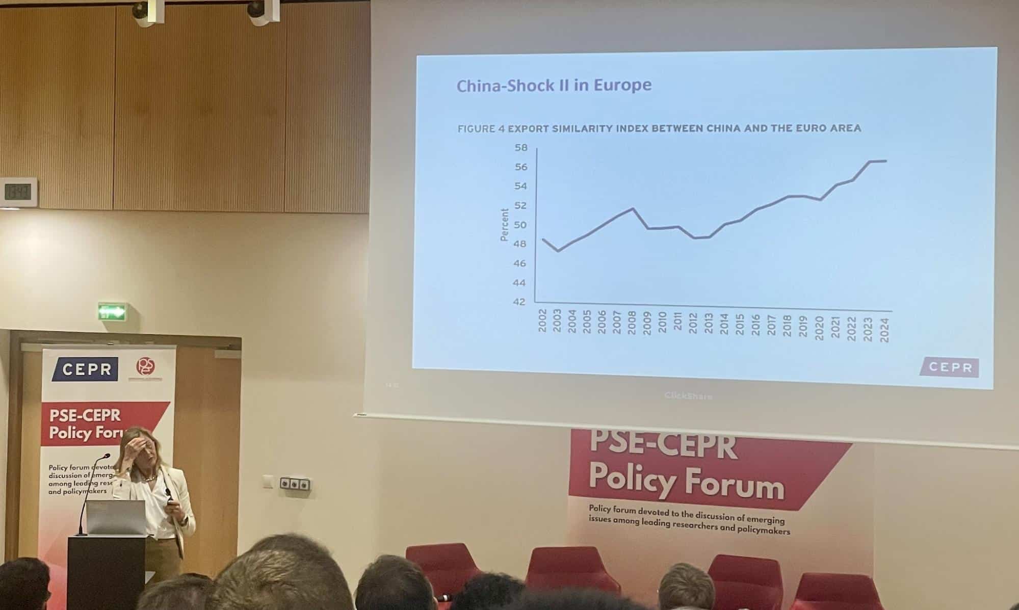 Beatrice Weder di Mauro, CEPR president and Andr&eacute; Hoffman chair at the Graduate Institute Geneva, discusses the squeeze on Europe&rsquo;s industrial sectors from Chinese exports.